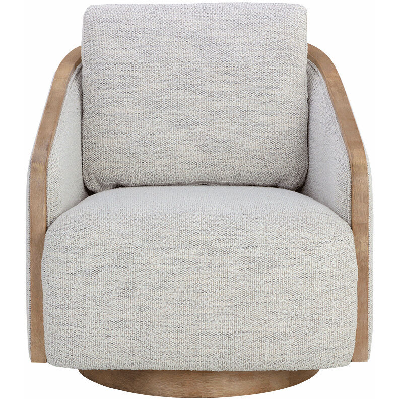 Tasia Merino Cotton Swivel Lounge Chair